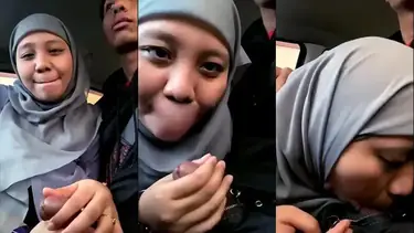 Bokep Jilbab Ajirah Puspa Nyepong Mobil Muncrat poster