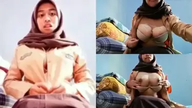 Bokep Jilbab Irda Nelisa Balur Lotion Susu Gede poster